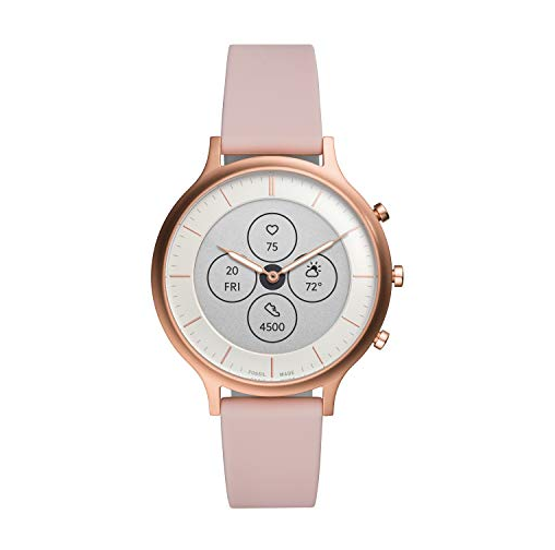 Fossil Women's Charter Hybrid Smartwatch HR with Always-On Readout Display