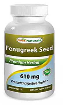 Best Naturals Fenugreek Seed 610 mg 360 Capsules