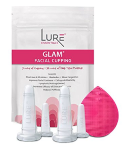 LURE Home Spa Glam Face and Eye Cupping Massage Set
