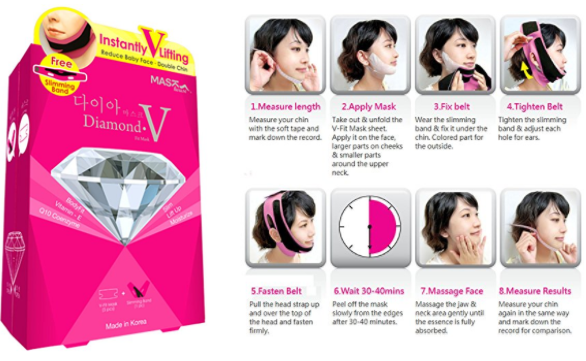 MASK HOUSE Diamond V Fit Mask