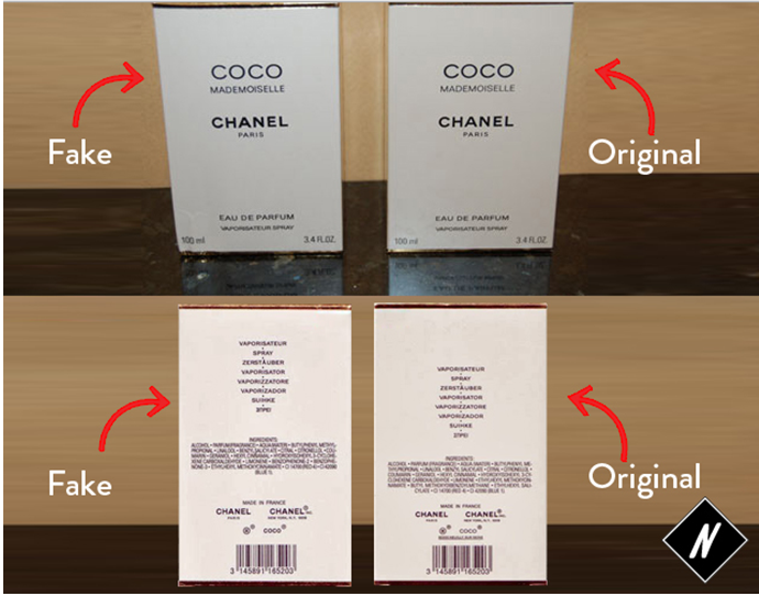 How to differentiate between original and fake Chanel perfume?