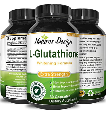 Natures Design L-Glutathione Skin whitening supplement