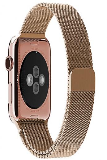 JETech Apple Watch Band 42mm Milanese Loop with Unique Magnet Lock Sta…
