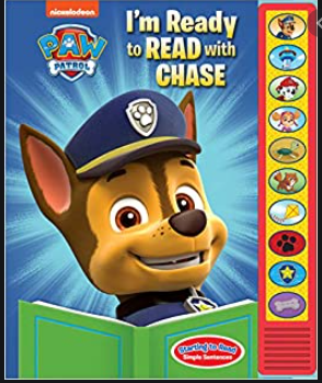 Paw Patrol I'm Ready To Read with Chase Sound Book for Kids