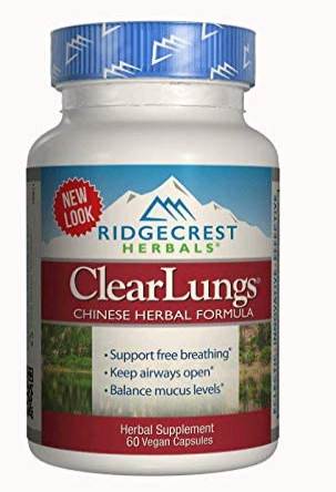 ClearLungs Herbal Chines Lungs support supplement -  60 Capsules