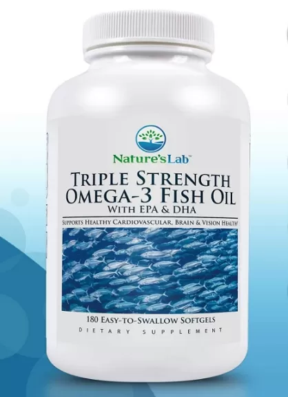 Nature's Lab Triple Strength Omega-3 Fish Oil with EPA and DHA