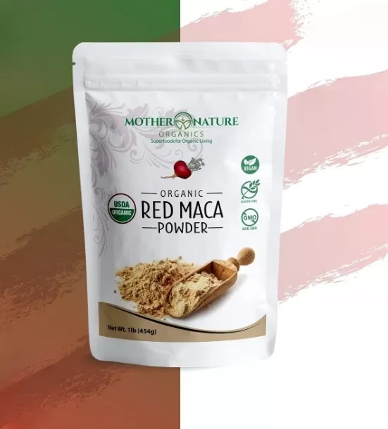 Mother Nature Organic Red Maca Powder - 1 lbs