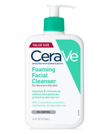 CeraVe Foaming Facial Cleanser for Oily Skin - 16 Fluid Ounce