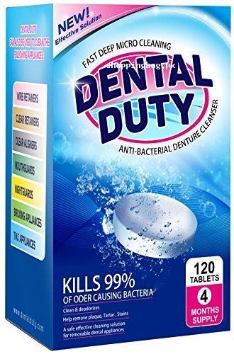 Dental Duty Tablets for Removing Stains and Bad Odor