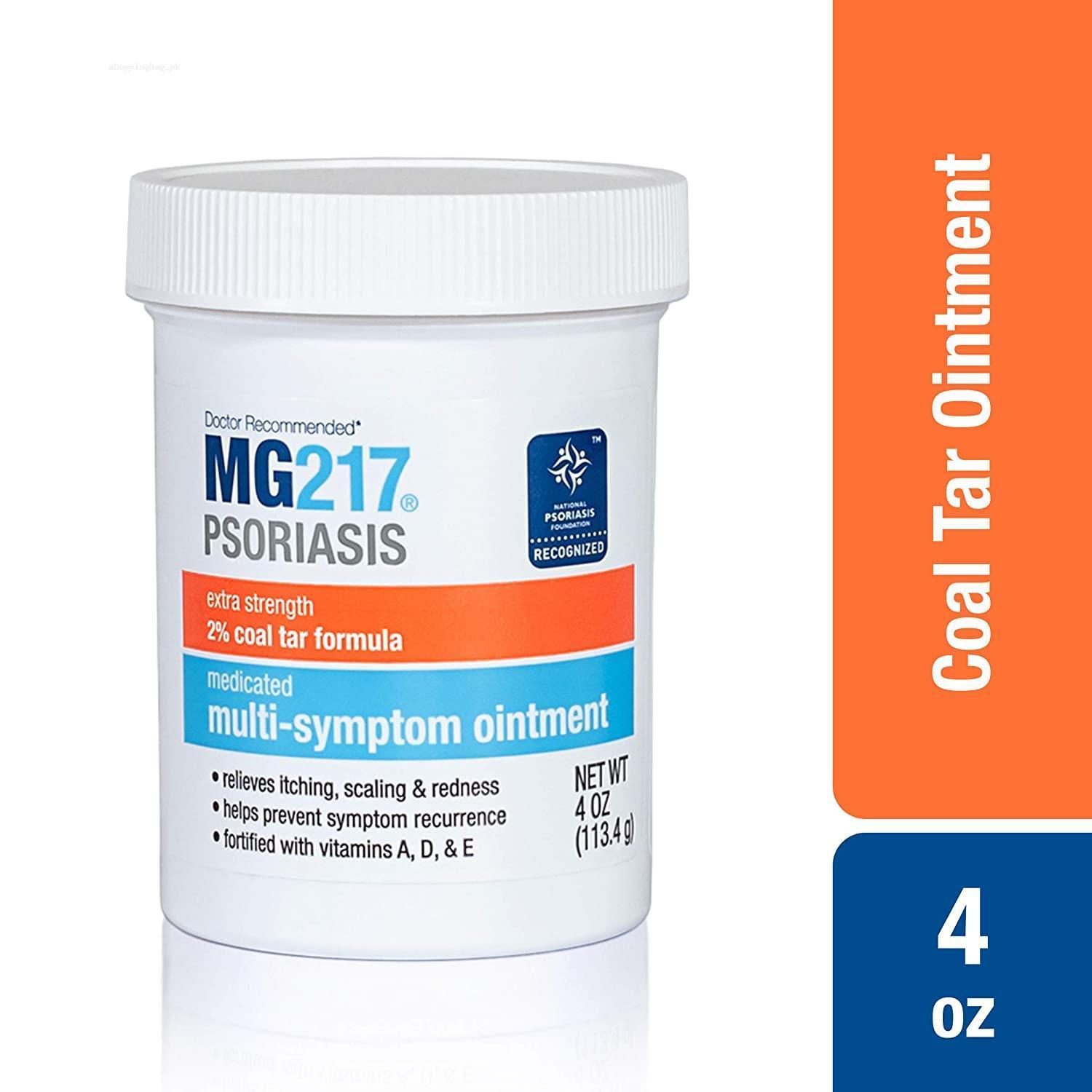 MG217 2% Coal Tar Medicated Psoriasis Ointment - 4 oz