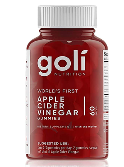 Apple Cider Vinegar Gummy Vitamins by Goli Nutrition 60 Count