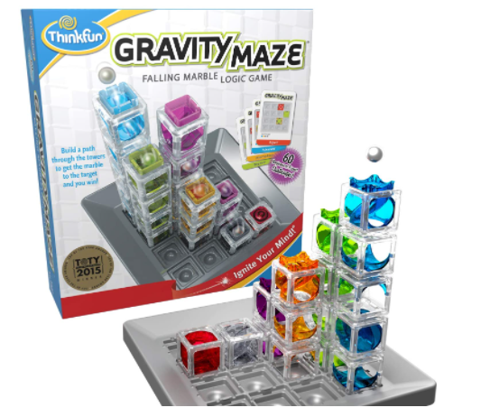 ThinkFun Gravity Maze Falling Marble Logic Game for Boys and Girls
