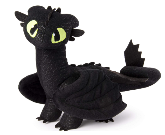 Dreamworks Dragons Toothless Plush Dragon 14-inch for Kids
