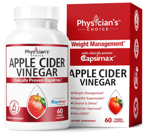 Apple Cider Vinegar Capsules for Weight Loss 60 Pills