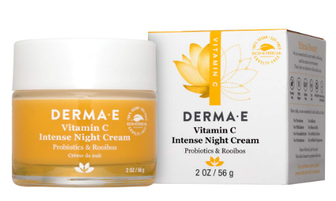 DERMA E Vitamin C Skin Brightening and Anti-aging Night Cream - 2 oz