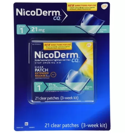 NicoDerm CQ STEP 1 21 mg Nicotine Patches