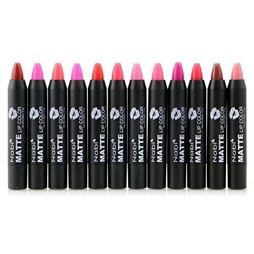 Nabi MATTE Lipstick Set of 12 Shades