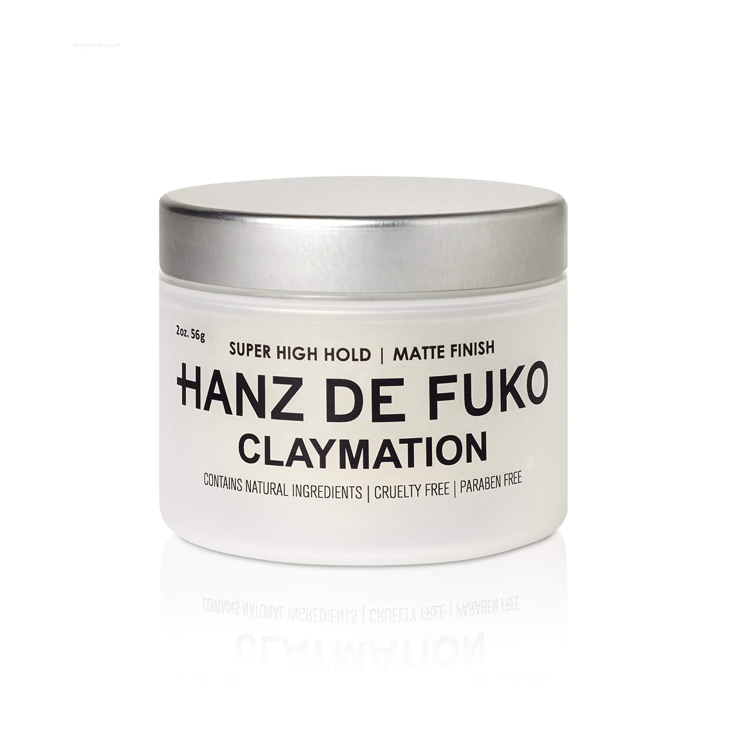 Hanz de Fuko Claymation Mens Hair Styling Clay - 2 oz