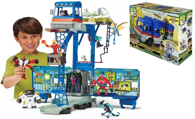 Ben 10 Rustbucket Deluxe Transforming Vehicle to Playset For Kids