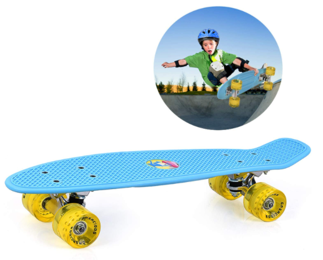 GASACIODS Mini Cruiser Skateboard for kids 22 Inch