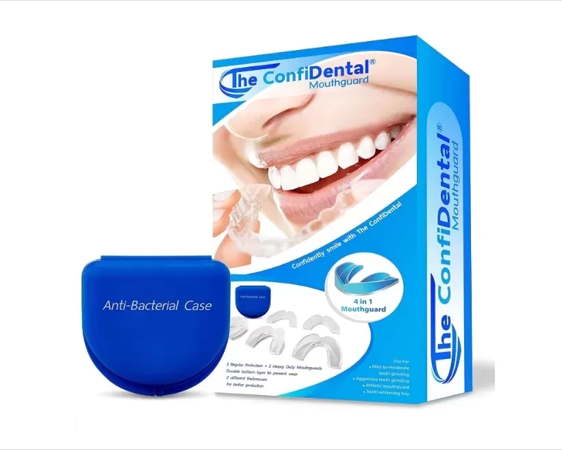 The ConfiDental Teeth Whitening Mouth Guard 4 In 1 with Anti Bacterial Case