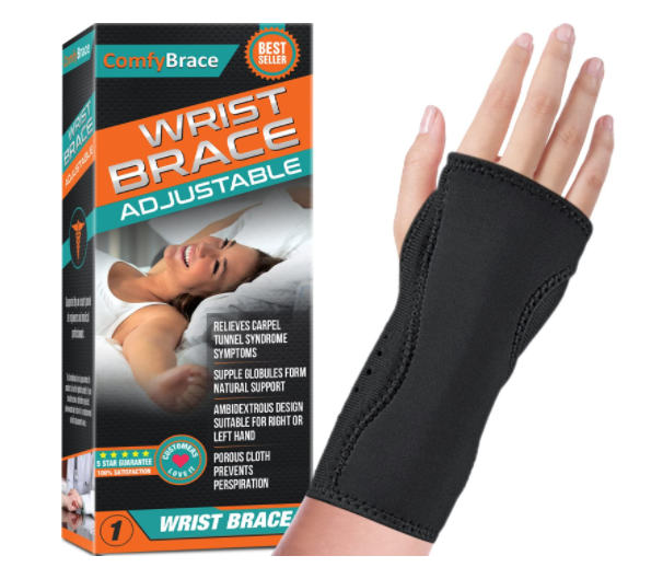 Night Wrist Sleep Support Brace - Fits Both Hands