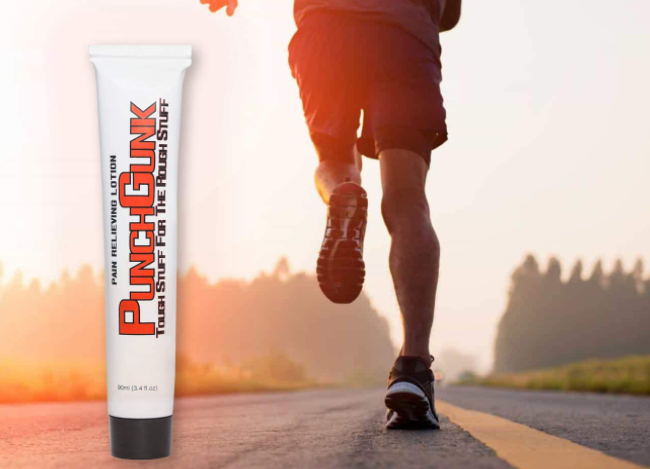Punch Gunk Naturally Fast Pain Relief lotion