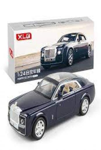 1:24 Rolls Royce Phantom Car Model Alloy Diecast Toy Vehicles Sound Light Pull Back For Kids Car Gift Collection Free Shipping
