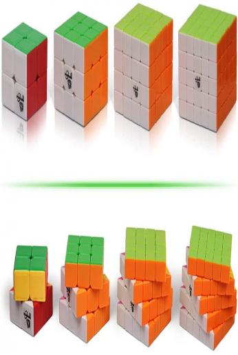 Playwin New Stickerless Cube Puzzle cube,2x2x2,3x3x3,4x4x4,5x5x5 Speed Cube Collectionn