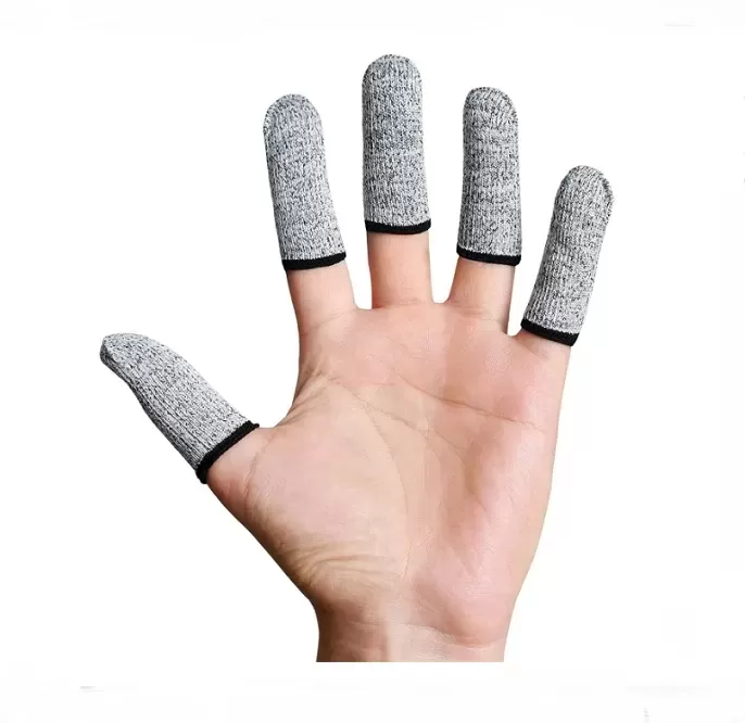 Zenbuff Reusable Anti Cut Finger Cots for Safety Caps