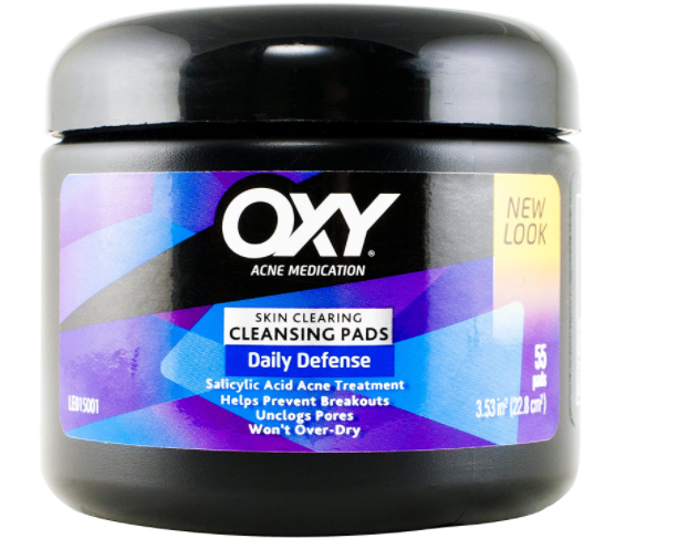 Oxy Daily Cleansing Salicylic Acid Pads Acne Treatment - 55 Pads