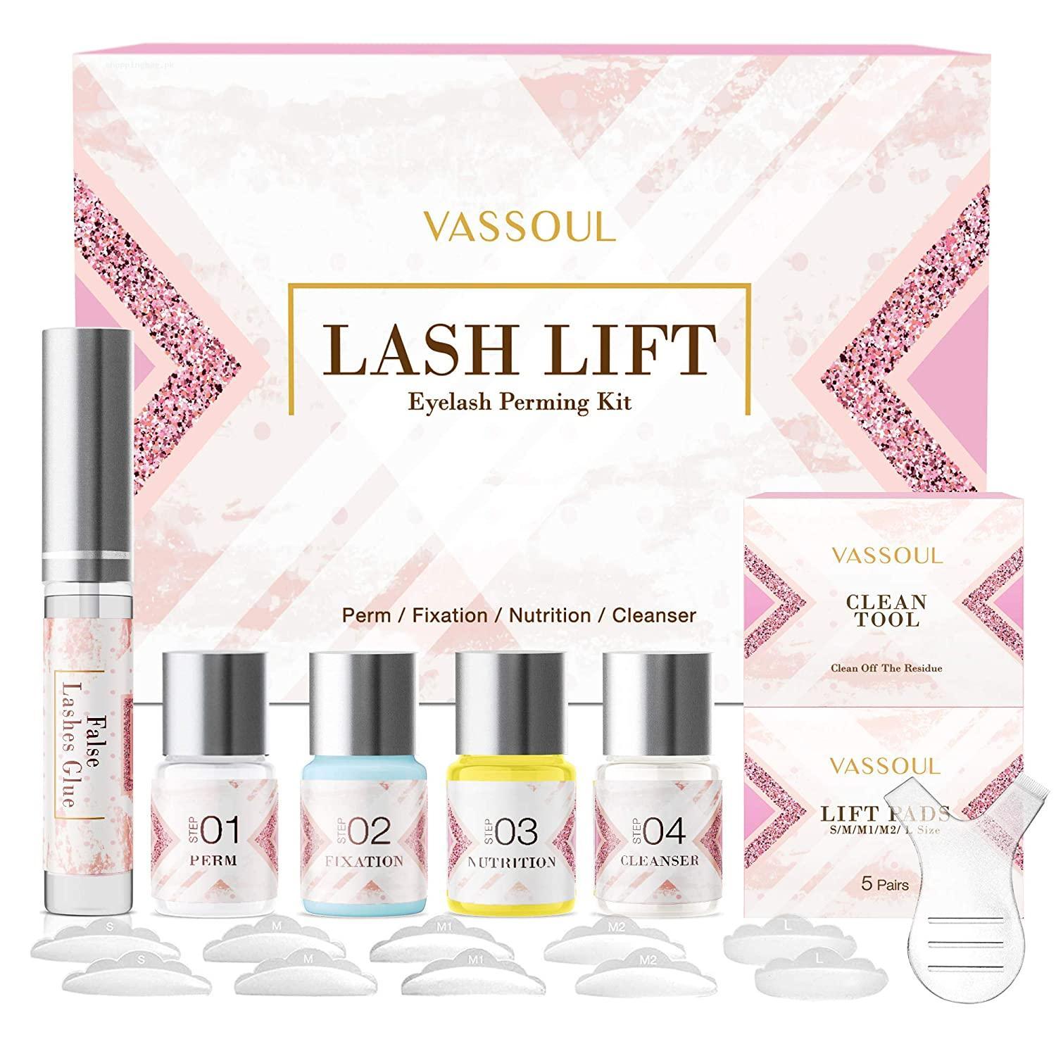 VASSOUL Eyelash Perm Kit Semi-Permanent Lash Lift Kit