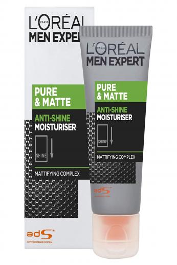 L Oréal Paris Men Expert Pure & Matte Anti-Regreasing Moisturising Gel (50ml)