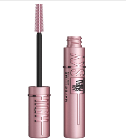 Maybelline Sky High Washable  Curling Volumizing Mascara - Blackest Black, 0.2 fl. Oz