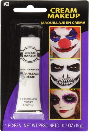 Amscan 840927 - Accesorio para disfraz de maquillaje (7.1 in), color blanco