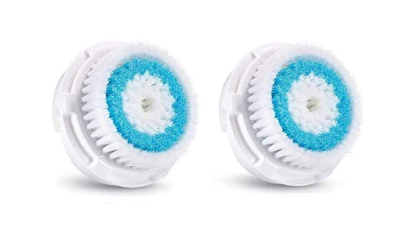 NewZhu Replacement Facial Cleansing Brush Heads 2 pack