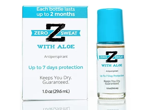 ZeroSweat Antiperspirant Roll-On Deodorant with Aloe - 30ml