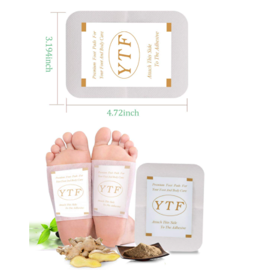 YTF Ginger Detox Foot Pads for foot and body care
