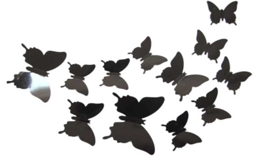 Yodosun 12 Pcs Home DIY 3D PVC Butterfly DIY Wall Stickers