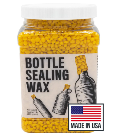 Bottle Sealing Wax Pastilles For Wine Liquor Bottle - Bright Yellow, 1Lb