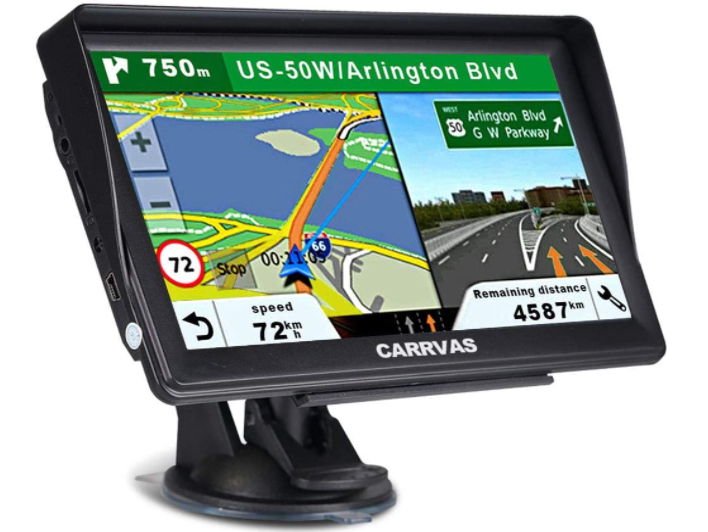 CARRVAS GPS Navigation for Car and Truck - 7 Inch 2020 Version