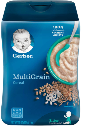 Gerber Multigrain Iron Rich Baby Cereal Help in Learning Ability - 16 Ounce