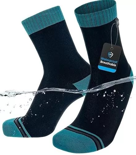 Hiking Waterproof Outdoor Socks for Men And Women - Jet Black Blue