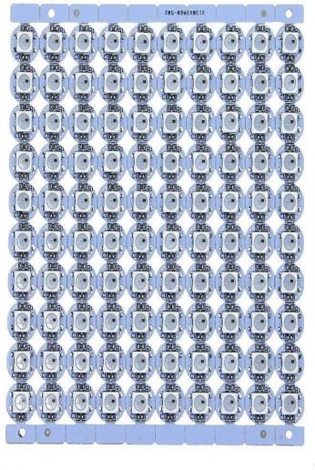 ALITOVE 100pcs WS2812B Addressable LED Pixel light 5050 RGB SMD on Hea…