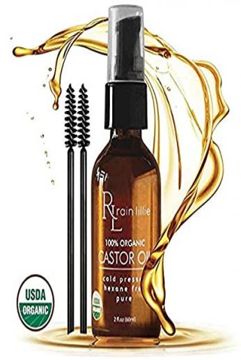Organic Castor Oil for Hair Growth, Cold Pressed