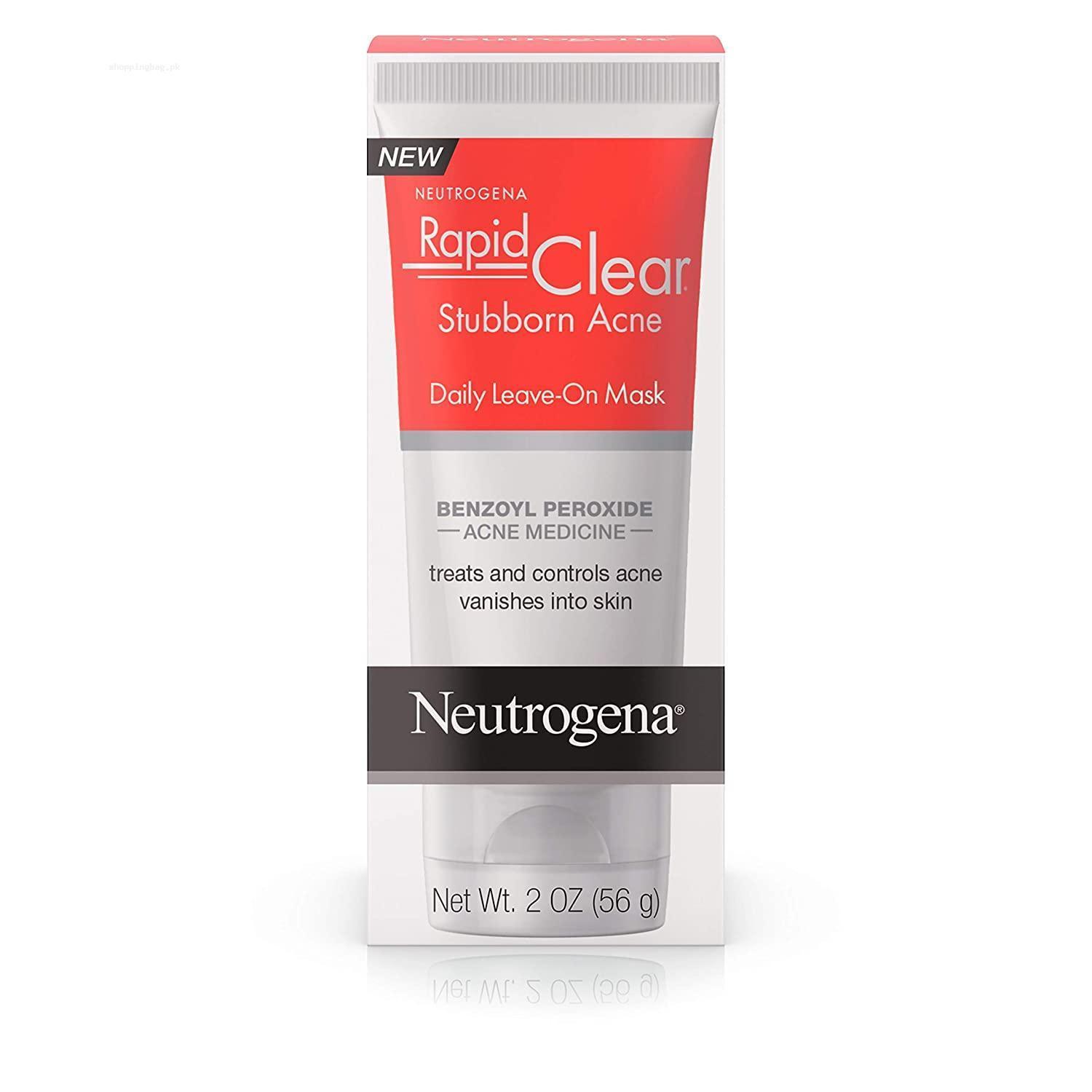 Neutrogena Rapid Clear Stubborn Acne Mask to Clear Breakouts - 2 oz