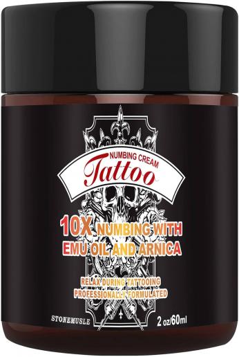 8 Hours Maximum Strength Numbing Cream Tattoo (2oz/ 60ml), Painless Ta…