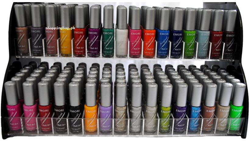 Matte Style Nail Lacquer Combo Set & Nail Polish Remover - 50 Piece