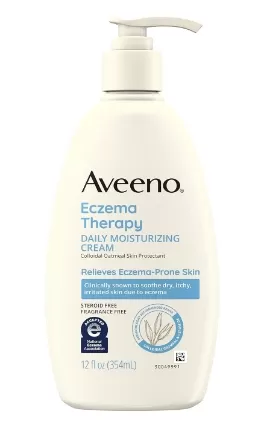 Aveeno Eczema Therapy Daily Moisturizing Cream for Sensitive Skin - 12 Oz