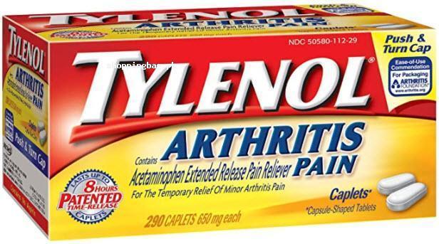 Tylenol Arthritis Pain Reliver with 650 mg Acetaminophen in Each Caplets - 290 Caplet